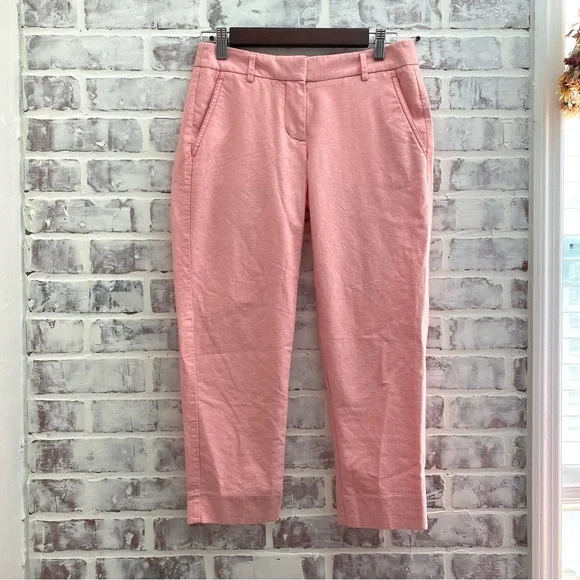 J.Crew • Factory Petite Oxford Pink Skimmer Pants • Size Petite 0 - Picture 4 of 7
